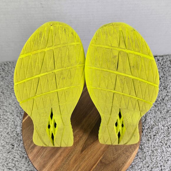 Hoka One One Carbon X Royal Blue Green Athletic Gym Daily Running Shoe Mens 11 - Picture 10 of 13